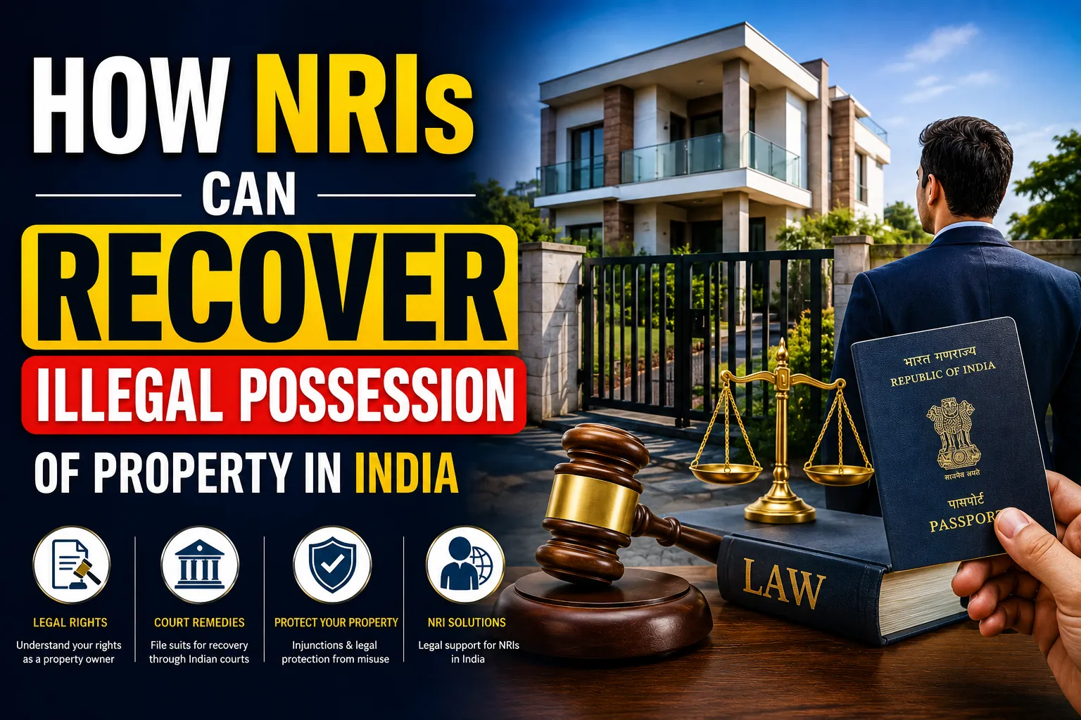 How NRIs Can Recover Illegal Possession of Property in India