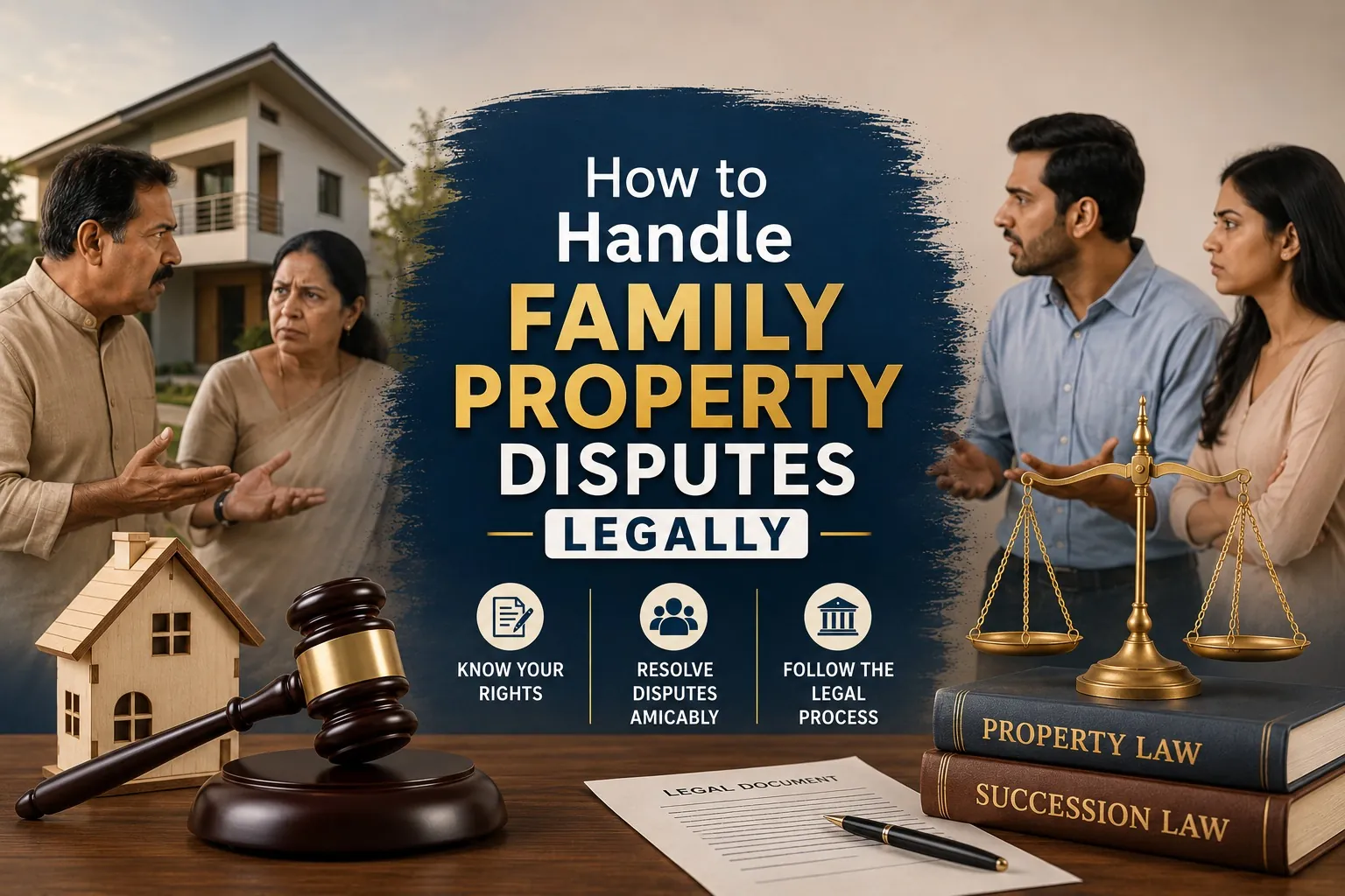 How to Handle Family Property Disputes Legally in India