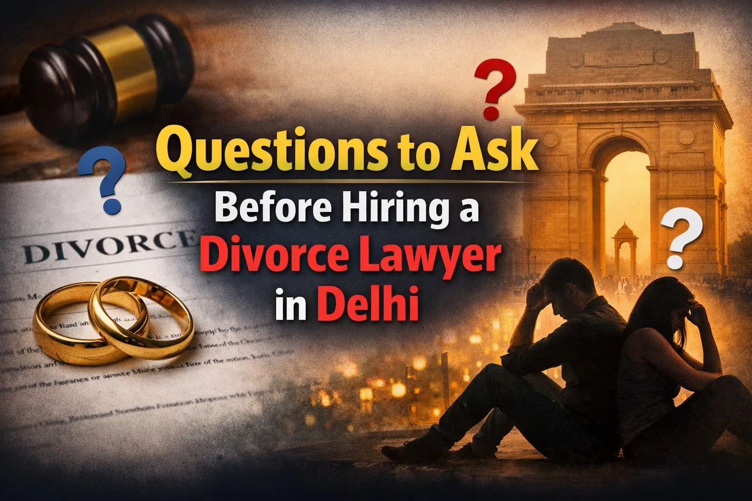 Hiring a Divorce Lawyer in Delhi? Avoid These Mistakes