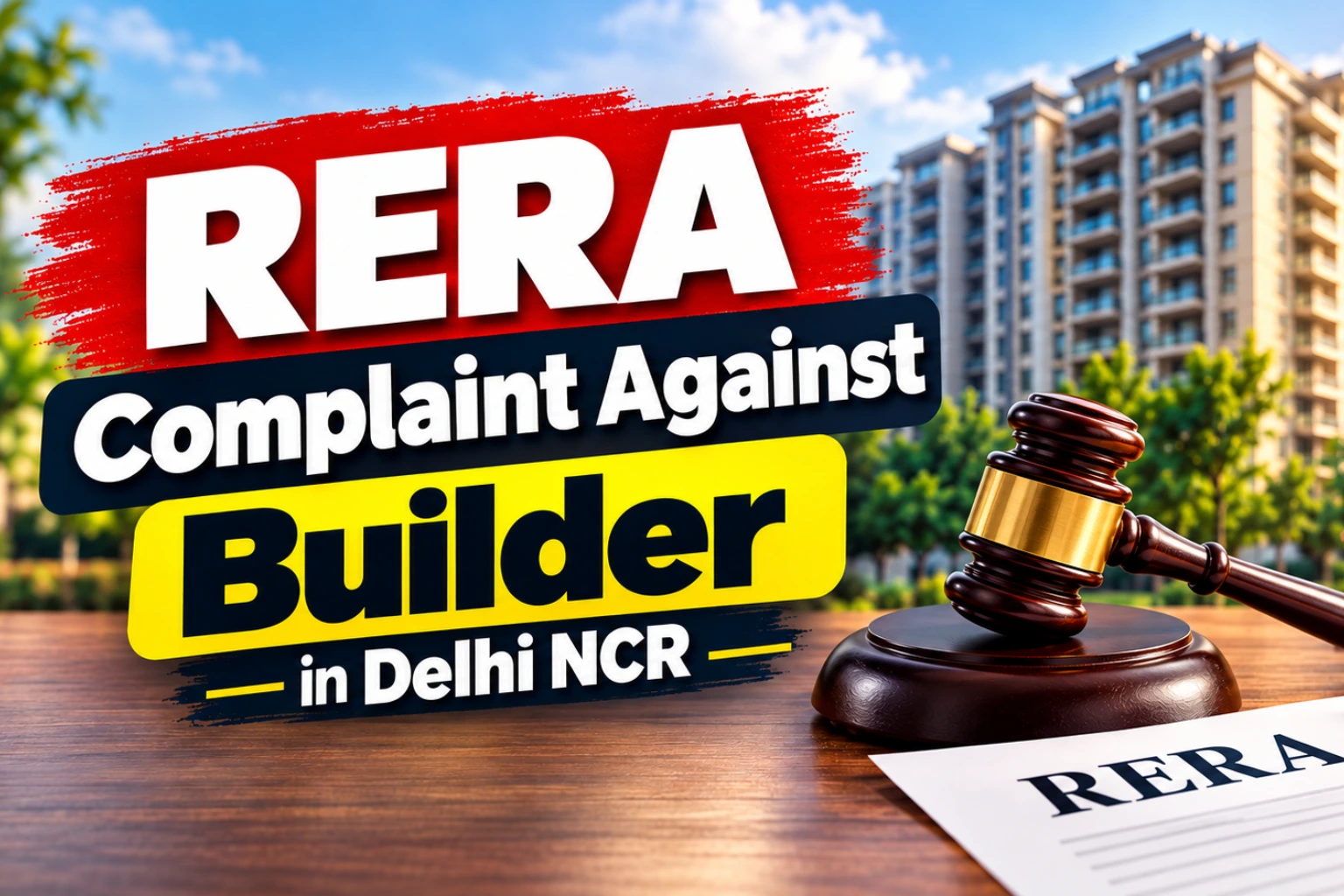 RERA Complaint Against Builder in Delhi NCR: Full Process