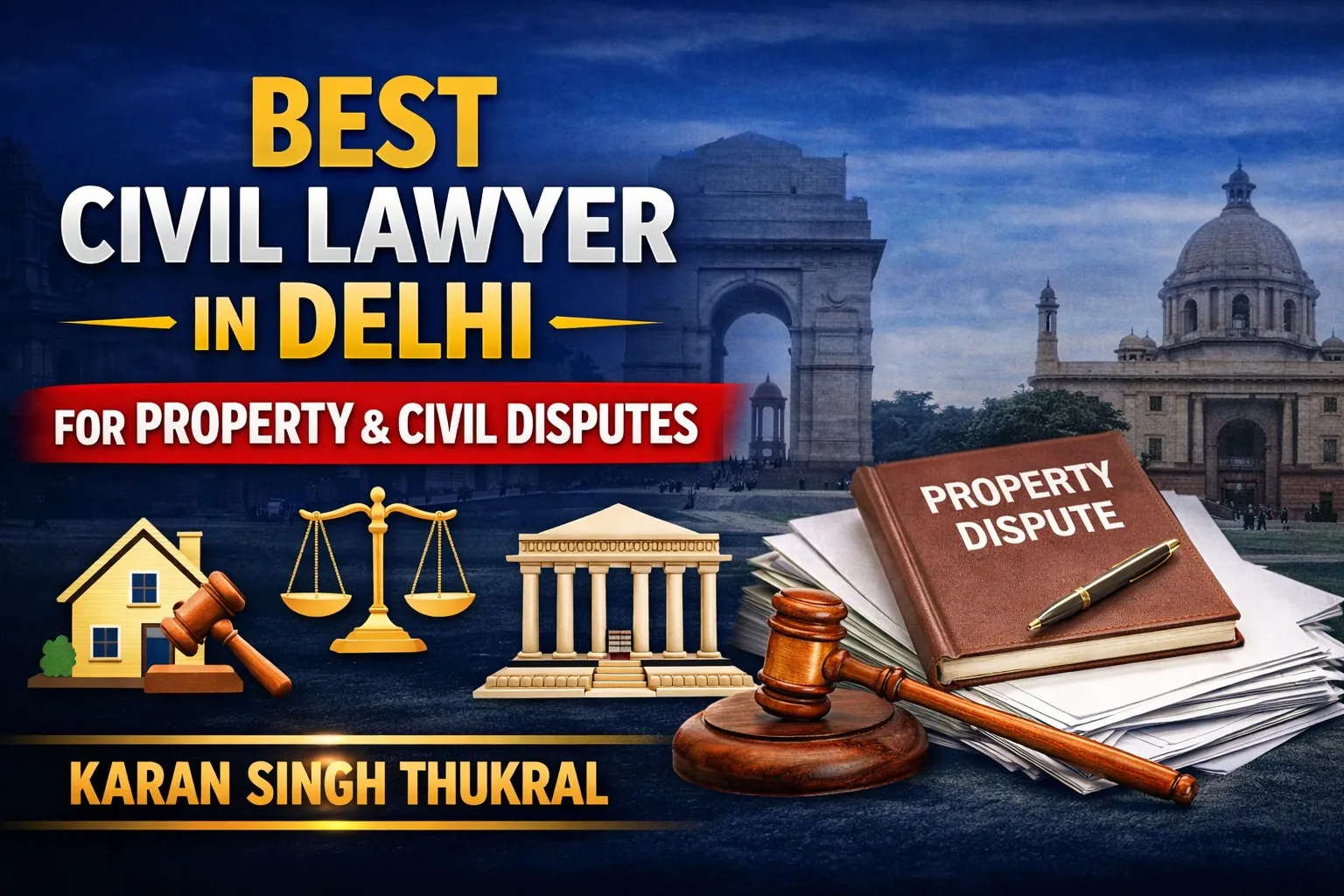 Civil Lawyer in Delhi for Property & Civil Disputes