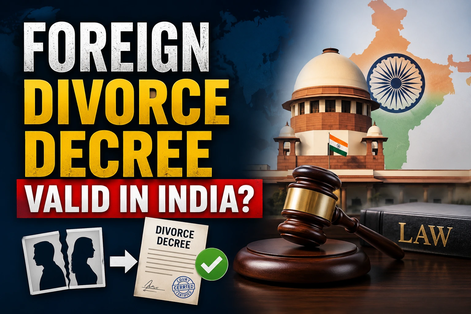 Can a Foreign Divorce Decree Be Valid in India - Thukral Law Associates