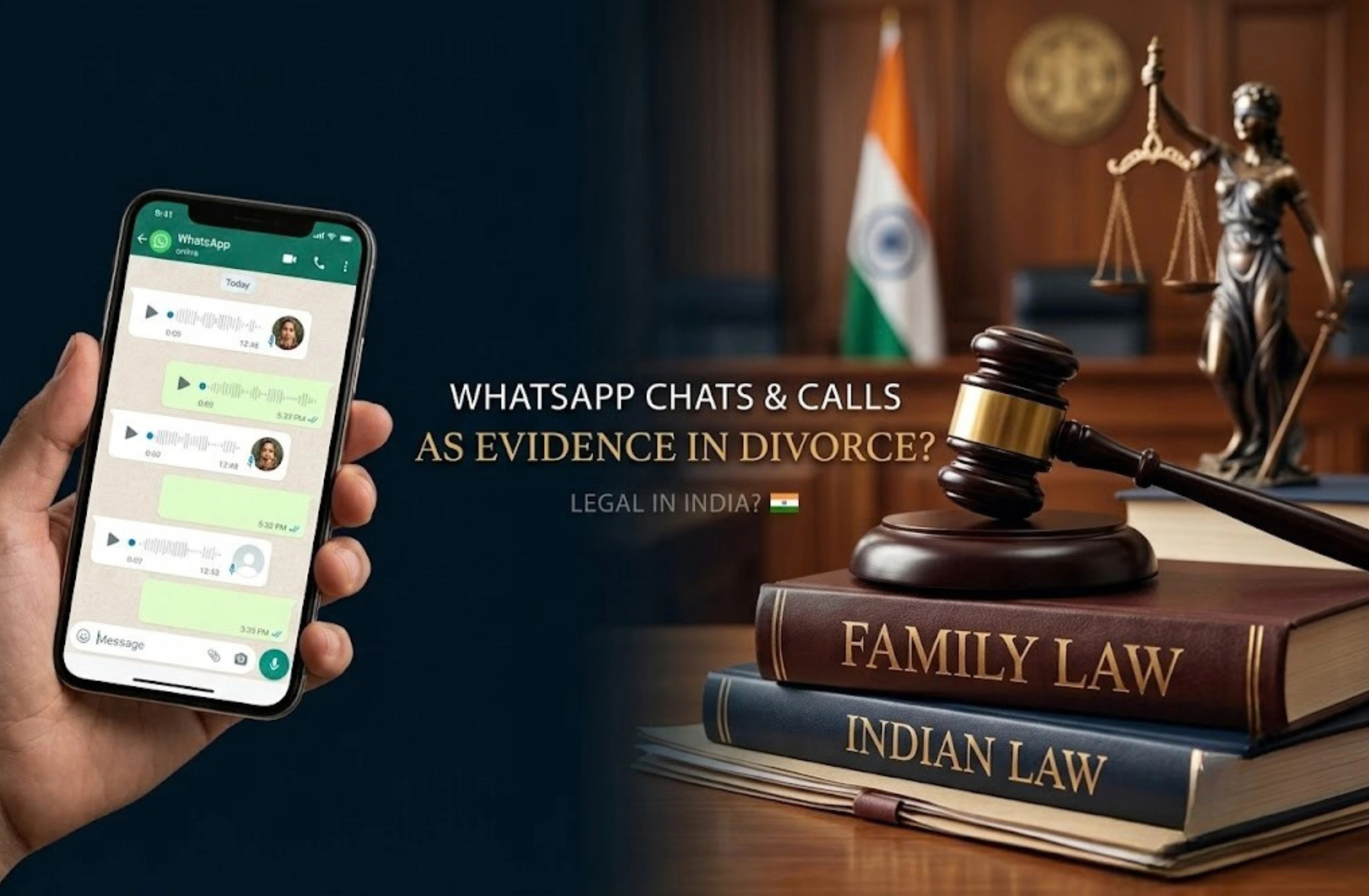 WhatsApp Chats & Call Recordings as Divorce Evidence in India